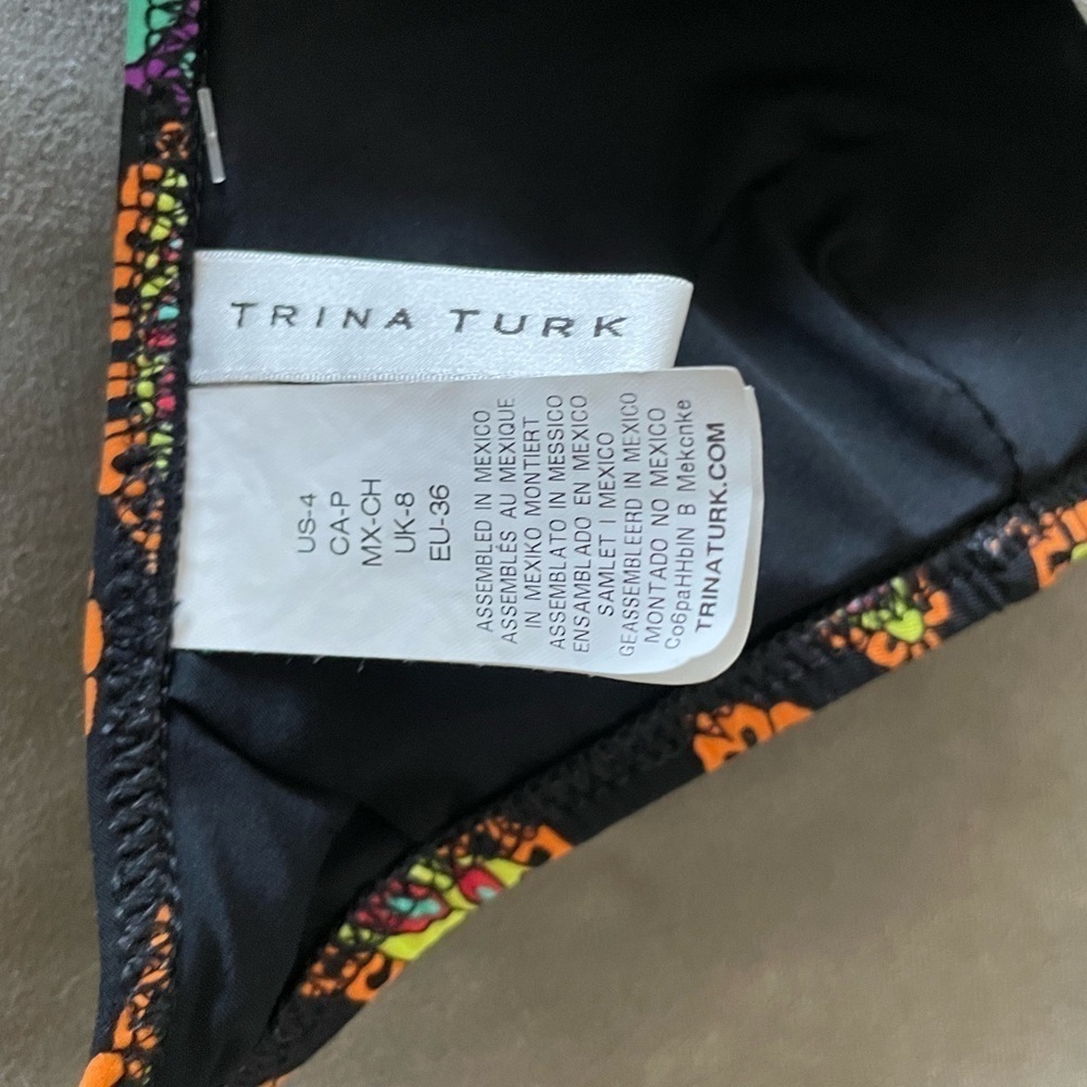 Trina Turk Moroccan Medallion Halter Bikini Top - Picture 6 of 7